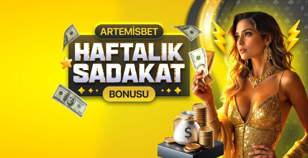 Artemisbet siyah zemin ve turuncu vurgulu tanitim gorseli